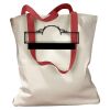 Canvas Tote with Contrasting Handles Thumbnail