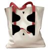 Canvas Tote with Contrasting Handles Thumbnail