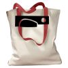 Canvas Tote with Contrasting Handles Thumbnail