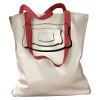 Canvas Tote with Contrasting Handles Thumbnail