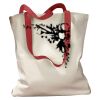 Canvas Tote with Contrasting Handles Thumbnail