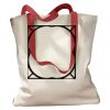 Canvas Tote with Contrasting Handles Thumbnail