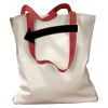 Canvas Tote with Contrasting Handles Thumbnail