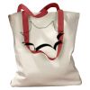 Canvas Tote with Contrasting Handles Thumbnail