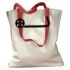 Canvas Tote with Contrasting Handles Thumbnail