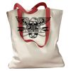 Canvas Tote with Contrasting Handles Thumbnail