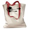 Canvas Tote with Contrasting Handles Thumbnail