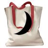 Canvas Tote with Contrasting Handles Thumbnail