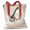 Canvas Tote with Contrasting Handles Thumbnail