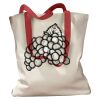 Canvas Tote with Contrasting Handles Thumbnail