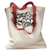 Canvas Tote with Contrasting Handles Thumbnail