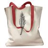 Canvas Tote with Contrasting Handles Thumbnail