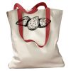 Canvas Tote with Contrasting Handles Thumbnail