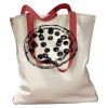 Canvas Tote with Contrasting Handles Thumbnail