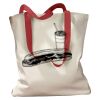 Canvas Tote with Contrasting Handles Thumbnail