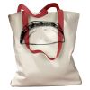 Canvas Tote with Contrasting Handles Thumbnail