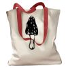Canvas Tote with Contrasting Handles Thumbnail
