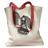 Canvas Tote with Contrasting Handles Thumbnail