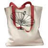 Canvas Tote with Contrasting Handles Thumbnail
