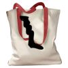 Canvas Tote with Contrasting Handles Thumbnail