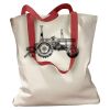 Canvas Tote with Contrasting Handles Thumbnail