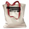Canvas Tote with Contrasting Handles Thumbnail