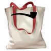 Canvas Tote with Contrasting Handles Thumbnail