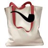 Canvas Tote with Contrasting Handles Thumbnail
