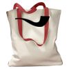 Canvas Tote with Contrasting Handles Thumbnail
