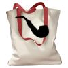 Canvas Tote with Contrasting Handles Thumbnail