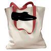 Canvas Tote with Contrasting Handles Thumbnail