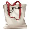 Canvas Tote with Contrasting Handles Thumbnail
