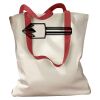 Canvas Tote with Contrasting Handles Thumbnail