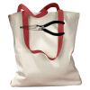 Canvas Tote with Contrasting Handles Thumbnail