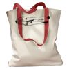 Canvas Tote with Contrasting Handles Thumbnail