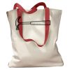 Canvas Tote with Contrasting Handles Thumbnail