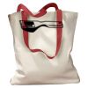 Canvas Tote with Contrasting Handles Thumbnail
