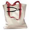 Canvas Tote with Contrasting Handles Thumbnail