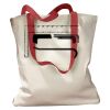 Canvas Tote with Contrasting Handles Thumbnail