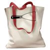 Canvas Tote with Contrasting Handles Thumbnail