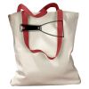 Canvas Tote with Contrasting Handles Thumbnail