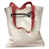 Canvas Tote with Contrasting Handles Thumbnail