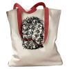 Canvas Tote with Contrasting Handles Thumbnail