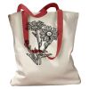 Canvas Tote with Contrasting Handles Thumbnail