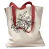 Canvas Tote with Contrasting Handles Thumbnail