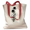 Canvas Tote with Contrasting Handles Thumbnail
