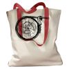 Canvas Tote with Contrasting Handles Thumbnail