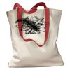 Canvas Tote with Contrasting Handles Thumbnail