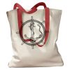Canvas Tote with Contrasting Handles Thumbnail