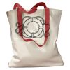 Canvas Tote with Contrasting Handles Thumbnail